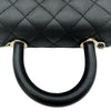 シャネル CHANEL ココハンドルXXS AS2215 ブラック ゴールド金具 キャビアスキン レディース ショルダーバッグ