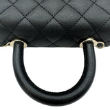 シャネル CHANEL ココハンドルXXS AS2215 ブラック ゴールド金具 キャビアスキン レディース ショルダーバッグ