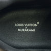 ルイ・ヴィトン LOUIS VUITTON ✖村上隆 トレイナーライン ローカットスニーカー 1AJQCS ブラック レザー メンズ スニーカー