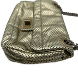 シャネル CHANEL 2.55パンチングWチェーンショルダー 12番台 ゴールド ゴールド/シルバー金具 レザー レディース ショルダーバッグ