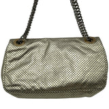 シャネル CHANEL 2.55パンチングWチェーンショルダー 12番台 ゴールド ゴールド/シルバー金具 レザー レディース ショルダーバッグ