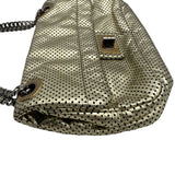 シャネル CHANEL 2.55パンチングWチェーンショルダー 12番台 ゴールド ゴールド/シルバー金具 レザー レディース ショルダーバッグ