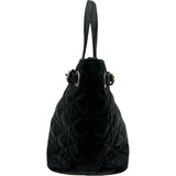 クリスチャン・ディオール Christian Dior パナレアトートバッグ ブラック カナージュ レザー レディース ハンドバッグ