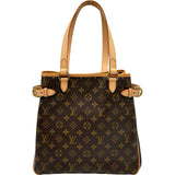 ルイ・ヴィトン LOUIS VUITTON バティニョール・ヴェルティカル M51153 ブラウン モノグラムキャンバス レディース ショルダーバッグ