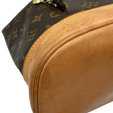 ルイ・ヴィトン LOUIS VUITTON モンスリMM M51136 ブラウン モノグラム・キャンバス レディース リュック・デイパック