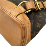 ルイ・ヴィトン LOUIS VUITTON モンスリMM M51136 ブラウン モノグラム・キャンバス レディース リュック・デイパック