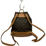 ルイ・ヴィトン LOUIS VUITTON モンスリMM M51136 ブラウン モノグラム・キャンバス レディース リュック・デイパック