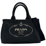 プラダ PRADA カナパミニ 1BG439 ブラック キャンバス レディース ショルダーバッグ