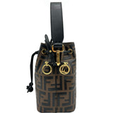 フェンディ FENDI モントレゾール 8BS010 ブラウン レザー レディース ショルダーバッグ