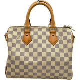 ルイ・ヴィトン LOUIS VUITTON スピーディ・バンドリエール25 N41374 ホワイト ダミエ・アズール レディース ショルダーバッグ