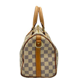 ルイ・ヴィトン LOUIS VUITTON スピーディ・バンドリエール25 N41374 ホワイト ダミエ・アズール レディース ショルダーバッグ