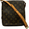 ルイ・ヴィトン LOUIS VUITTON ミュゼット・サルサ ロング M51387 ブラウン モノグラムキャンバス レディース ショルダーバッグ