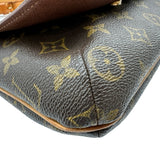 ルイ・ヴィトン LOUIS VUITTON ミュゼット・サルサ ロング M51387 ブラウン モノグラムキャンバス レディース ショルダーバッグ
