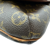 ルイ・ヴィトン LOUIS VUITTON ミュゼット・サルサ ロング M51387 ブラウン モノグラムキャンバス レディース ショルダーバッグ