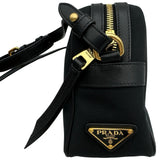 プラダ PRADA ショルダーバッグ 1BH089 ブラック ジャガード レディース ショルダーバッグ