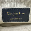 クリスチャン・ディオール Christian Dior サドルバッグ ミニ ネイビー オブリーク キャンバス レディース ハンドバッグ