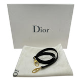 クリスチャン・ディオール Christian Dior レディディオール ミディアム ブラック ラムスキン レディース ショルダーバッグ