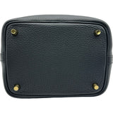 エルメス HERMES ピコタンロックPM W刻印 ブラック ゴールド金具 トリヨンクレマンス レディース ハンドバッグ