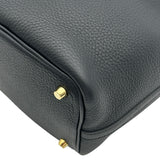 エルメス HERMES ピコタンロックPM W刻印 ブラック ゴールド金具 トリヨンクレマンス レディース ハンドバッグ