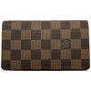 ルイ・ヴィトン LOUIS VUITTON ポルトフォイユ・トレゾール N61736 ブラウン ダミエ・キャンバス レディース 二つ折り財布