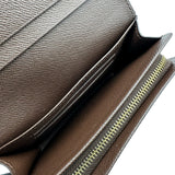ルイ・ヴィトン LOUIS VUITTON ポルトフォイユ・トレゾール N61736 ブラウン ダミエ・キャンバス レディース 二つ折り財布