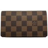 ルイ・ヴィトン LOUIS VUITTON ポルトフォイユ・トレゾール N61736 ブラウン ダミエ・キャンバス レディース 二つ折り財布