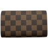 ルイ・ヴィトン LOUIS VUITTON ポルトフォイユ・トレゾール N61736 ブラウン ダミエ・キャンバス レディース 二つ折り財布