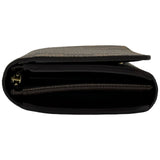 ルイ・ヴィトン LOUIS VUITTON ポルトフォイユ・トレゾール N61736 ブラウン ダミエ・キャンバス レディース 二つ折り財布