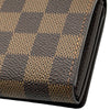 ルイ・ヴィトン LOUIS VUITTON ポルトフォイユ・トレゾール N61736 ブラウン ダミエ・キャンバス レディース 二つ折り財布