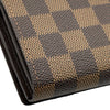 ルイ・ヴィトン LOUIS VUITTON ポルトフォイユ・トレゾール N61736 ブラウン ダミエ・キャンバス レディース 二つ折り財布