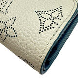 ルイ・ヴィトン LOUIS VUITTON ポルトフォイユ・イリスXS M69212 スノー/ブルーオラージュ モノグラム・マヒナ レディース 三つ折り財布
