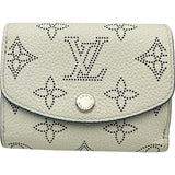 ルイ・ヴィトン LOUIS VUITTON ポルトフォイユ・イリスXS M69212 スノー/ブルーオラージュ モノグラム・マヒナ レディース 三つ折り財布