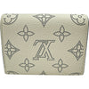 ルイ・ヴィトン LOUIS VUITTON ポルトフォイユ・イリスXS M69212 スノー/ブルーオラージュ モノグラム・マヒナ レディース 三つ折り財布