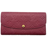 ルイ・ヴィトン LOUIS VUITTON ポルトフォイユ・エミリー M62015 レザン モノグラム・アンプラント レディース 長財布