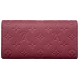 ルイ・ヴィトン LOUIS VUITTON ポルトフォイユ・エミリー M62015 レザン モノグラム・アンプラント レディース 長財布