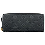 ルイ・ヴィトン LOUIS VUITTON ポルトフォイユ・クレマンス M60171 ブラック モノグラム・アンプラント メンズ 長財布