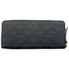 ルイ・ヴィトン LOUIS VUITTON ポルトフォイユ・クレマンス M60171 ブラック モノグラム・アンプラント メンズ 長財布