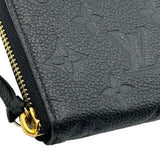 ルイ・ヴィトン LOUIS VUITTON ポルトフォイユ・クレマンス M60171 ブラック モノグラム・アンプラント メンズ 長財布