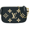 ルイ・ヴィトン LOUIS VUITTON ミニ・ポシェット・アクセソワール M80732 ノワール/ベージュ モノグラム・アンプラント レディース ショルダーバッグ