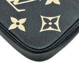 ルイ・ヴィトン LOUIS VUITTON ミニ・ポシェット・アクセソワール M80732 ノワール/ベージュ モノグラム・アンプラント レディース ショルダーバッグ