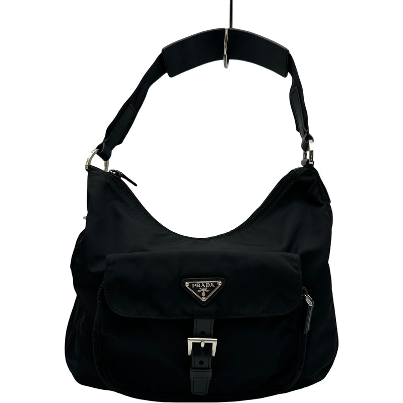 プラダナイロンショルダーバッグブラック プラダ PRADA ワンショルダーバッグ BR3258 ブラック ナイロン