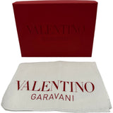 ヴァレンティノ VALENTINO ロックスタッズカードケース グリーン レザー レディース コインケース