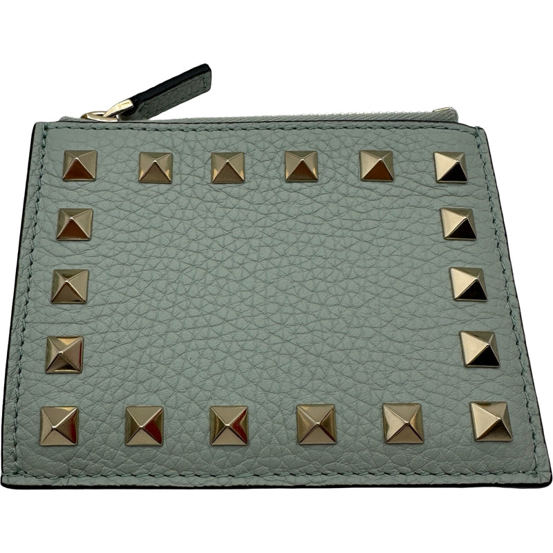 ヴァレンティノ VALENTINO ロックスタッズカードケース グリーン
