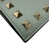 ヴァレンティノ VALENTINO ロックスタッズカードケース グリーン レザー レディース コインケース