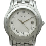 グッチ GUCCI Gクラス 5500L シルバー ステンレススチール クオーツ レディース 腕時計