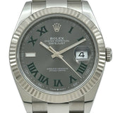 ロレックス ROLEX デイトジャスト41 126334 スレート ホワイトゴールド/ステンレススチール 自動巻き メンズ 腕時計