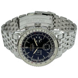 ブライトリング BREITLING モンブリラン スパシオグラフ A36030.1 ブラック ステンレススチール 自動巻き メンズ 腕時計