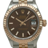 ロレックス ROLEX デイトジャスト28 チョコ 279171 チョコ ピンクゴールド/ステンレススチール 自動巻き レディース 腕時計