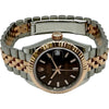 ロレックス ROLEX デイトジャスト28 チョコ 279171 チョコ ピンクゴールド/ステンレススチール 自動巻き レディース 腕時計