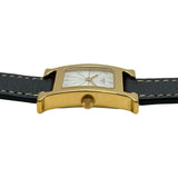 エルメス HERMES Hウォッチ RS1.201 ホワイト ゴールドメッキ/ステンレススチール クオーツ レディース 腕時計